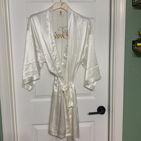 Satin Bride Robe - Picture 2 of 2